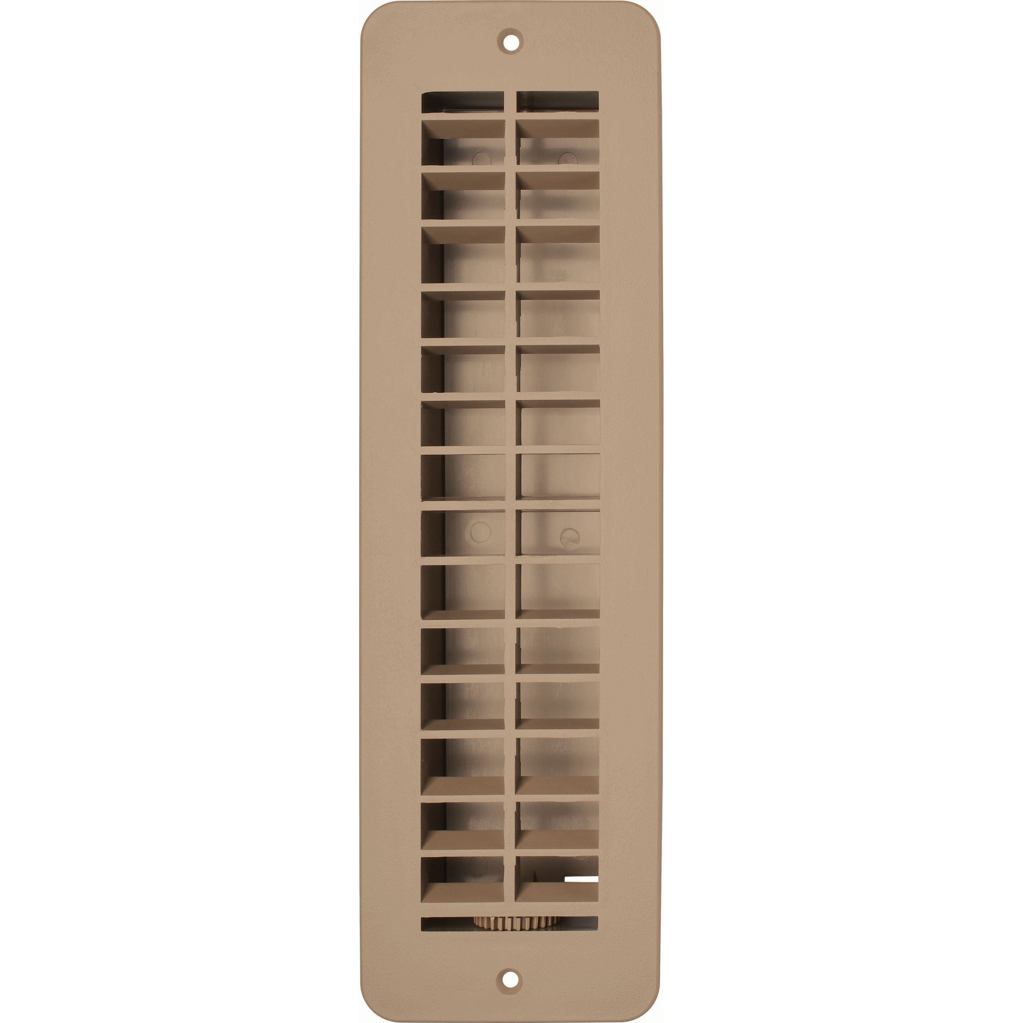Vent Register, Plastic, Damp 2.25"x10"